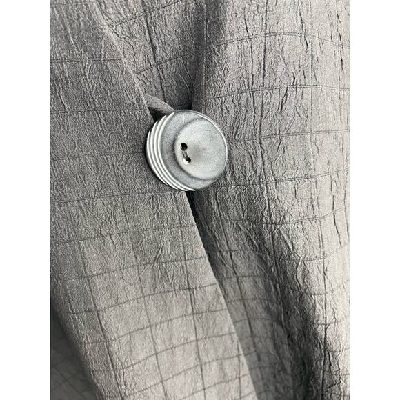 QVC Susan Graver Regular Textured Woven Swing Jacket NWOT BLACK SIZE L - Picture 3 of 8